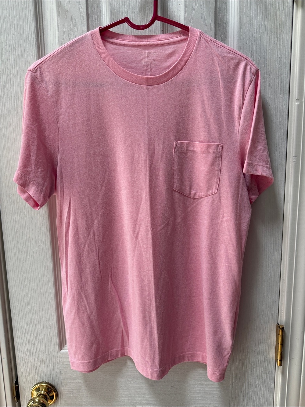 J. Crew Pink Short-Sleeve Pocket Tee Men’s Medium